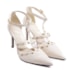 Sapato Scarpin Salto Alto Bebece Feminina Aveia