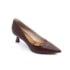 Sapato Scarpin Salto Baixo Lu Rezende Feminino Chocolate