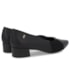 Sapato Scarpin Salto Baixo Usaflex Feminino Preto