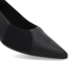 Sapato Scarpin Salto Baixo Usaflex Feminino Preto