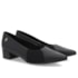 Sapato Scarpin Salto Baixo Usaflex Feminino Preto