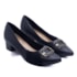 Sapato Scarpin Salto Baixo Usaflex Feminino Preto