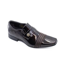Sapato Social Bico Fino Jota Pe Masculino Verniz Treviso