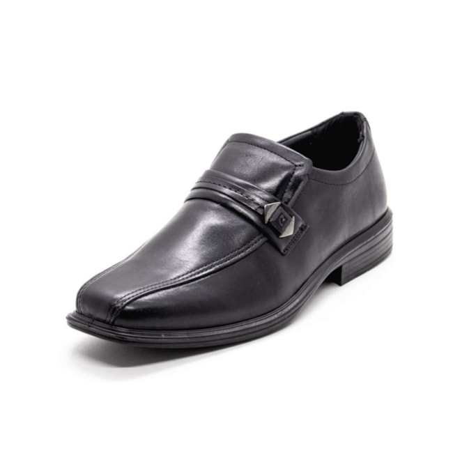 Sapato Social de Couro Pegada Masculino Preto