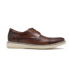 Sapato Social Metropolitan Bay Democrata Masculino Tan