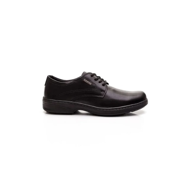 Sapato Social Pegada Em Couro Masculino Preto