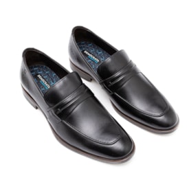 Sapato Social Smart Confort Madison Hi Soft 32 Democrata Masculino Preto