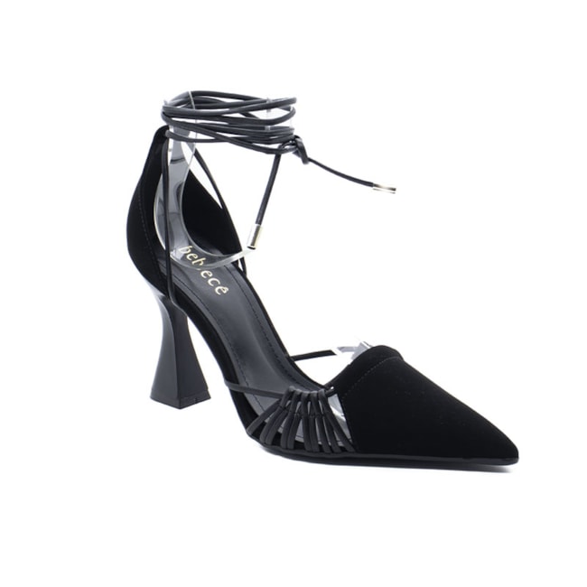 Scarpin Bebece Salto Alto Feminino  Preto