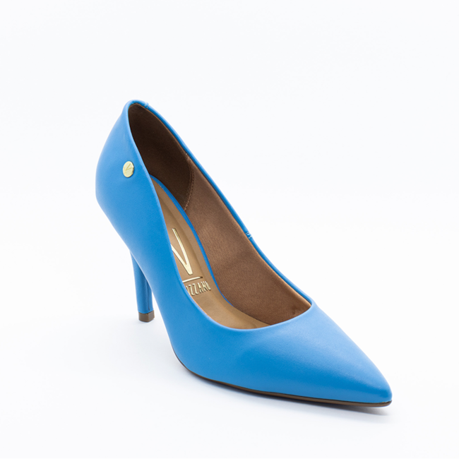 Scarpin Salto Alto Vizzano Feminino Azul