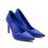 Scarpin Salto Baixo Lu Rezende Feminino Cobalto