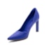 Scarpin Salto Baixo Lu Rezende Feminino Cobalto