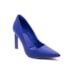 Scarpin Salto Baixo Lu Rezende Feminino Cobalto