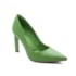 Scarpin Salto Baixo Lu Rezende Feminino Verde Folha