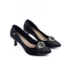 Scarpin Salto Baixo Softli Feminino Preto