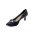 Scarpin Salto Baixo Softli Feminino Preto