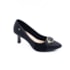 Scarpin Salto Baixo Softli Feminino Preto