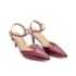 Scarpin Salto Baixo Vizzano Feminino Cherry