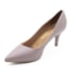 Scarpin Salto Baixo Vizzano Feminino Taupe