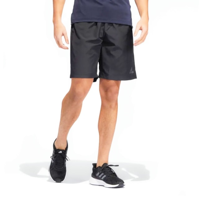 Short Adidas Aeroready Colorblock Unissex Preto