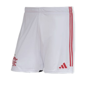 Short Oficial Adidas CR Flamengo I 23-24 Masculino Branco