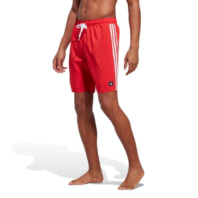 Shorts Aquático 3-Stripes Clx Adidas Masculino Vermelho