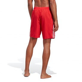 Shorts Aquático 3-Stripes Clx Adidas Masculino Vermelho