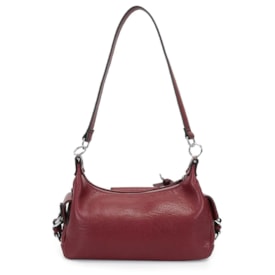 Shoulder Bag Media Wj Feminina Burgundy