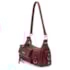 Shoulder Bag Media Wj Feminina Burgundy
