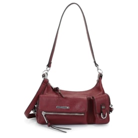 Shoulder Bag Media Wj Feminina Burgundy