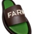 Slide Farm Feminino Marrom