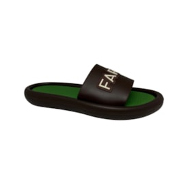 Slide Farm Feminino Marrom