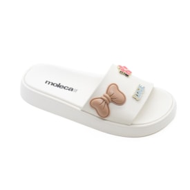 Slide Moleca Feminino Branco Off