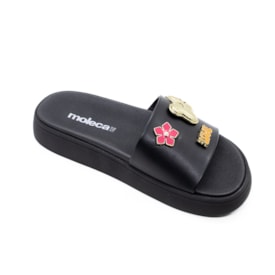 Slide Moleca Feminino Preto