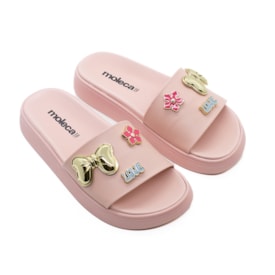 Slide Moleca Feminino Rosa