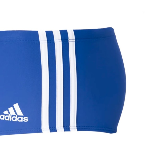 Sunga Boxer Adidas 3 Stripes Azul