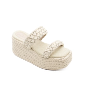 Tamanco Anabela Alta Lu Rezende Feminino Clean