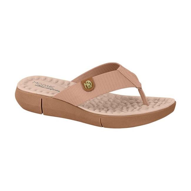 Tamanco Anabela Baixa Modare Feminino Nude