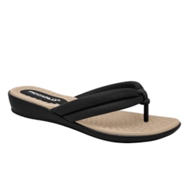 Tamanco Anabela Baixa Piccadilly Feminina Preto