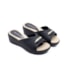 Tamanco Anabela Baixa Piccadilly Feminino Preto