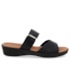 Tamanco Anabela Baixa Usaflex Feminino Preto