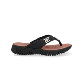 Tamanco Anabela Baixa Usaflex Feminino Preto