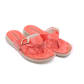 Tamanco Anabela Baixo Comfortflex Feminino Cherry