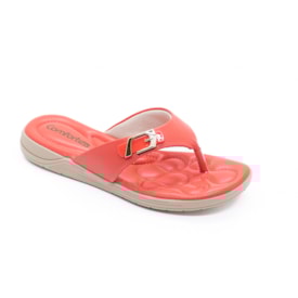 Tamanco Anabela Baixo Comfortflex Feminino Cherry