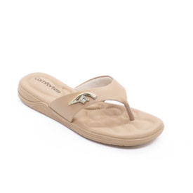 Tamanco Anabela Comfortflex Feminino Caqui