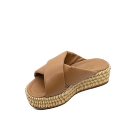 Tamanco Anabela Média Lu Rezende Feminino Ambar