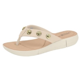 Tamanco Anabela Modare Feminino Creme