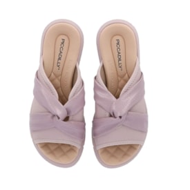 Tamanco Anabela Piccadilly Feminino Lavanda