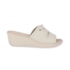 Tamanco Anabela Piccadilly Feminino Off White