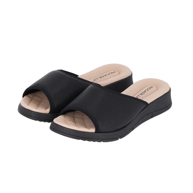 Tamanco Anabela Piccadilly Feminino Preto