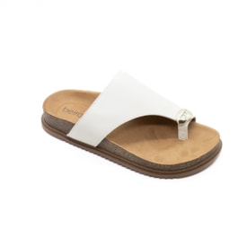 Tamanco Flat Baixa Beira Rio Feminino Branco Off Tamanco Flat Baixa Beira Rio Feminino Branco Off